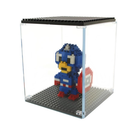 กล่องโชว์เลโก้จิ๋ว สีดำ(Display Case Black Color)