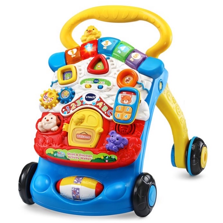 Vtech ของเล่นหัดเดินสุดน่ารัก First Steps Baby Walker Blue สีน้ำเงิน (Limited Edition)