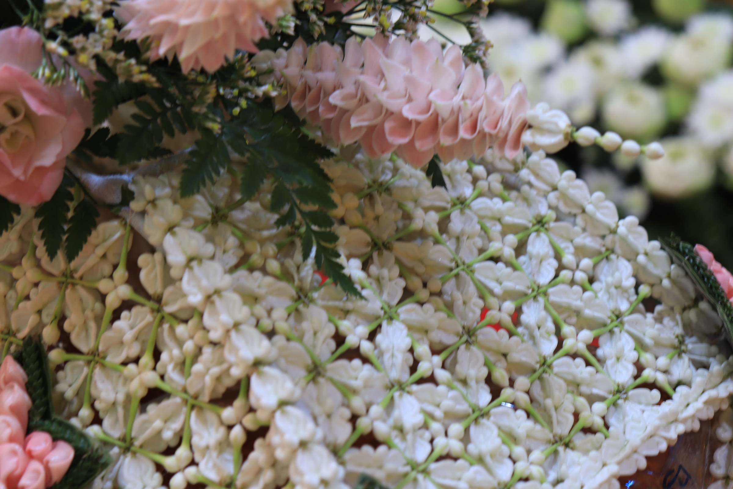 ชุดเครื่องบวชดอกไม้สด ชุดC8