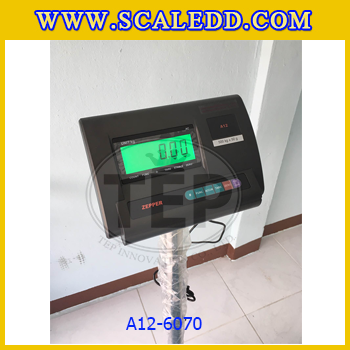 เครื่องชั่งน้ำหนักดิจิตอล พิกัด500kg ความละเอียด50g ขนาดแท่นชั่ง60*70cm รุ่น A12 (เครื่องชั่งผ่านตรวจรับรองจากสำนักชั่งตวงวัด)