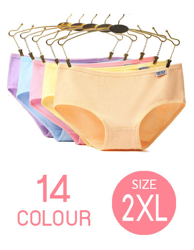 กางเกงชั้นในผู้หญิงใส่สบายมี 14 สี รหัสA001-2XL