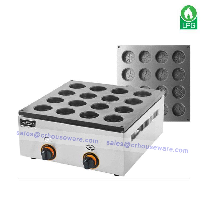เตาขนมไส้ถั่วแดง (โดรายากิ) 16 หลุม 016-NT-HFY2233BR
