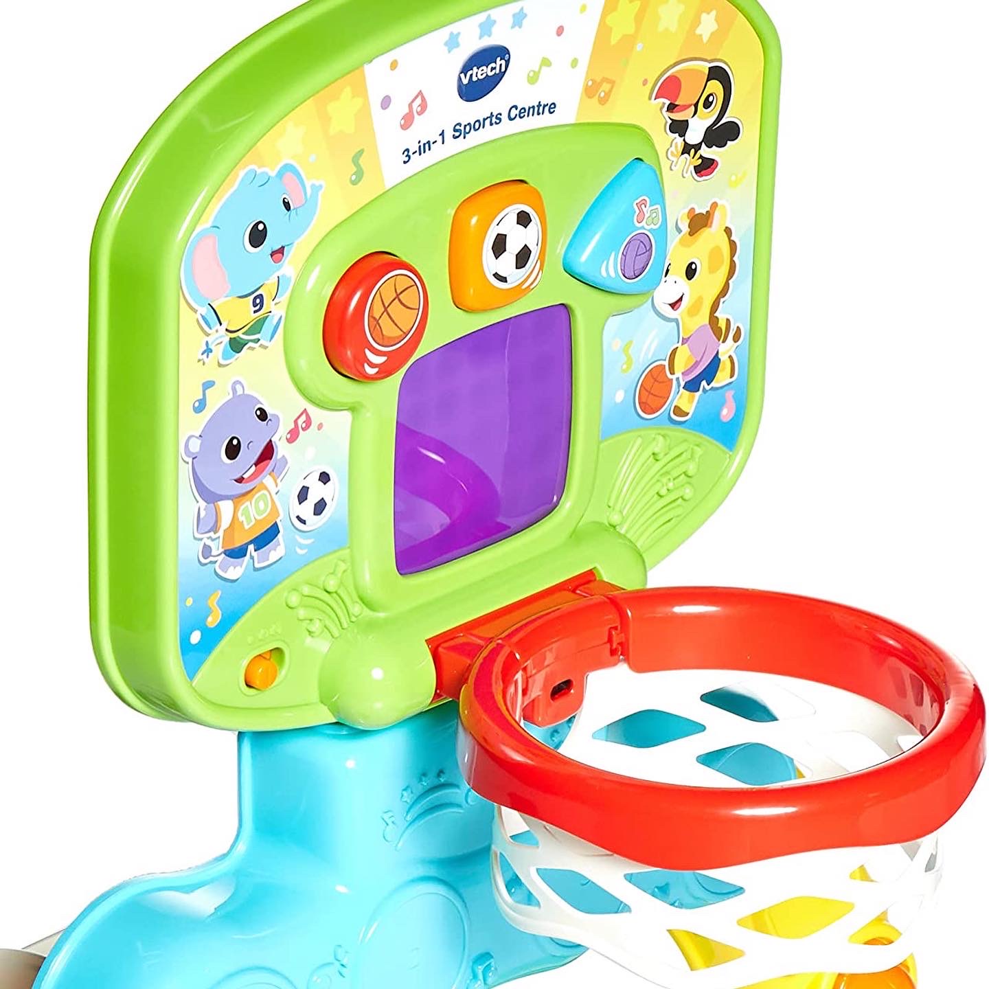 แป้นบาส ที่ยิงเป้าและประตูบอล VTech 3-in-1 Sports Centre