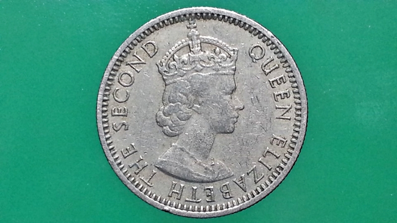 เหรียญ เงินตรา ประเทศ มาลายา และ บริติช บอร์เนียว Cents 1961