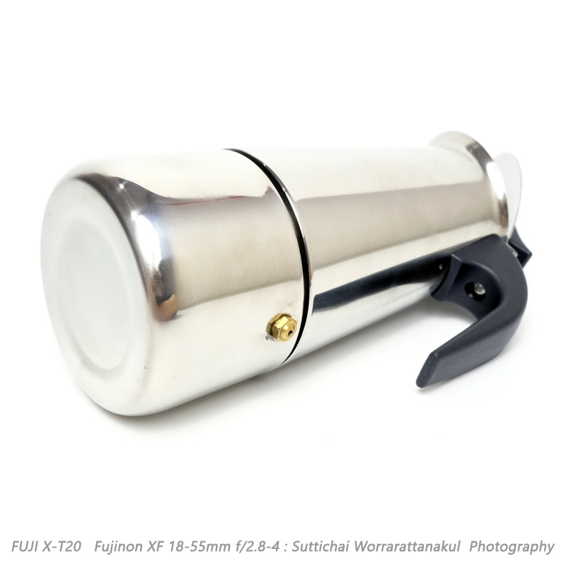 หม้อต้มกาแฟสดแบบพกพา moka pot เอสเปรสโซ่พอท รุ่นสเตนเลส ขนาด 6 ถ้วยอิตาลี 300 มล.