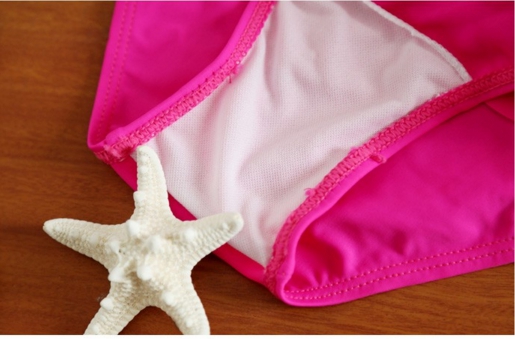 สินค้าพร้อมส่ง ชุดว่ายน้ำ เด็กหญิง เซ็ต 3 ชิ้น สไตล์ลายดอก