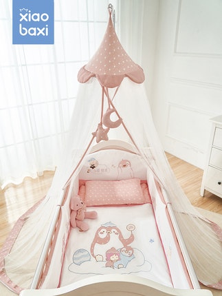 TP21119 มุ้งกระโจมคลุมเตียงเด็กทรงกรวย แบบสแตนด์ขาตั้ง