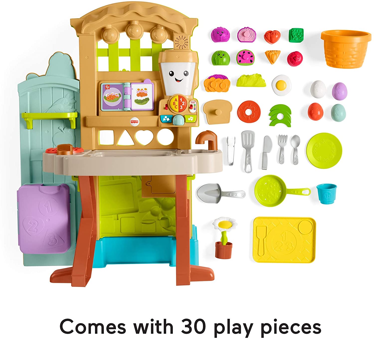 Fisher Price Laugh & Learn Grow-the-Fun Garden to Kitchen ของเล่นทำอาหาร