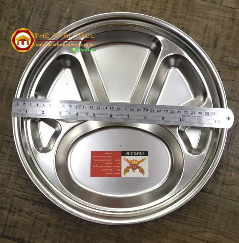 ถาดหลุมสเตนเลส นำเข้า 32 ซม. ST-S32-202