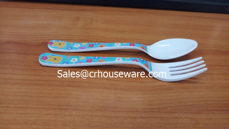 ช้อนส้อมเล็ก ลายPooh Birds PB-2359,Small utensils