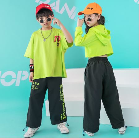 พร้อมส่ง ชุดเต้น ชุดแดนซ์ เสื้อน้ำเงิน กางเกงวอร์มขาว