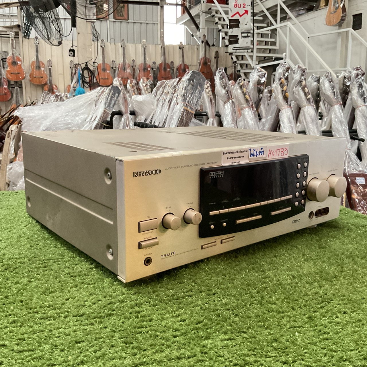 เครื่องขยายเสียง KENWOOD : KR-V999D สินค้าไม่พร้อมใช้งาน (ต้องซ่อม)