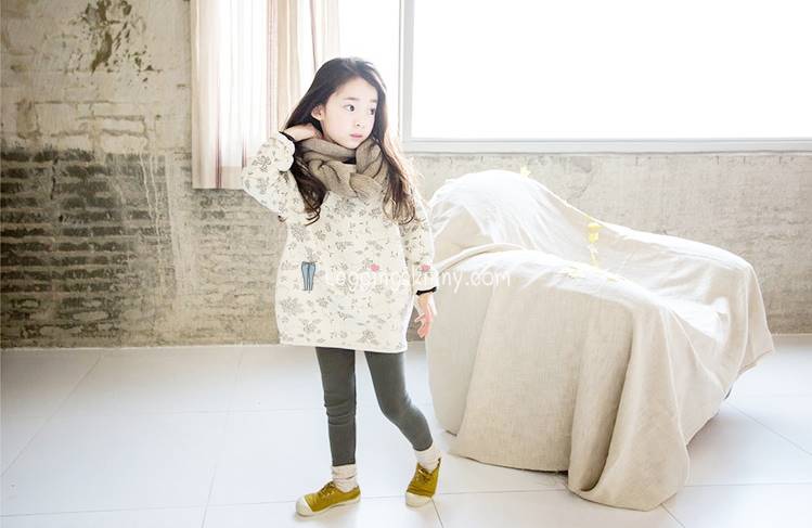 กางเกงผ้าฝ้ายบุขนกันหนาวเด็ก มีหลายสี