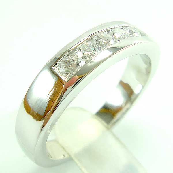 แหวนเงินแท้ราคาถูกชุบทองคำขาว เพชรCZแท้ 0.24 กะรัต งานประณีตสวยงาม สั่งผลิตค่ะ