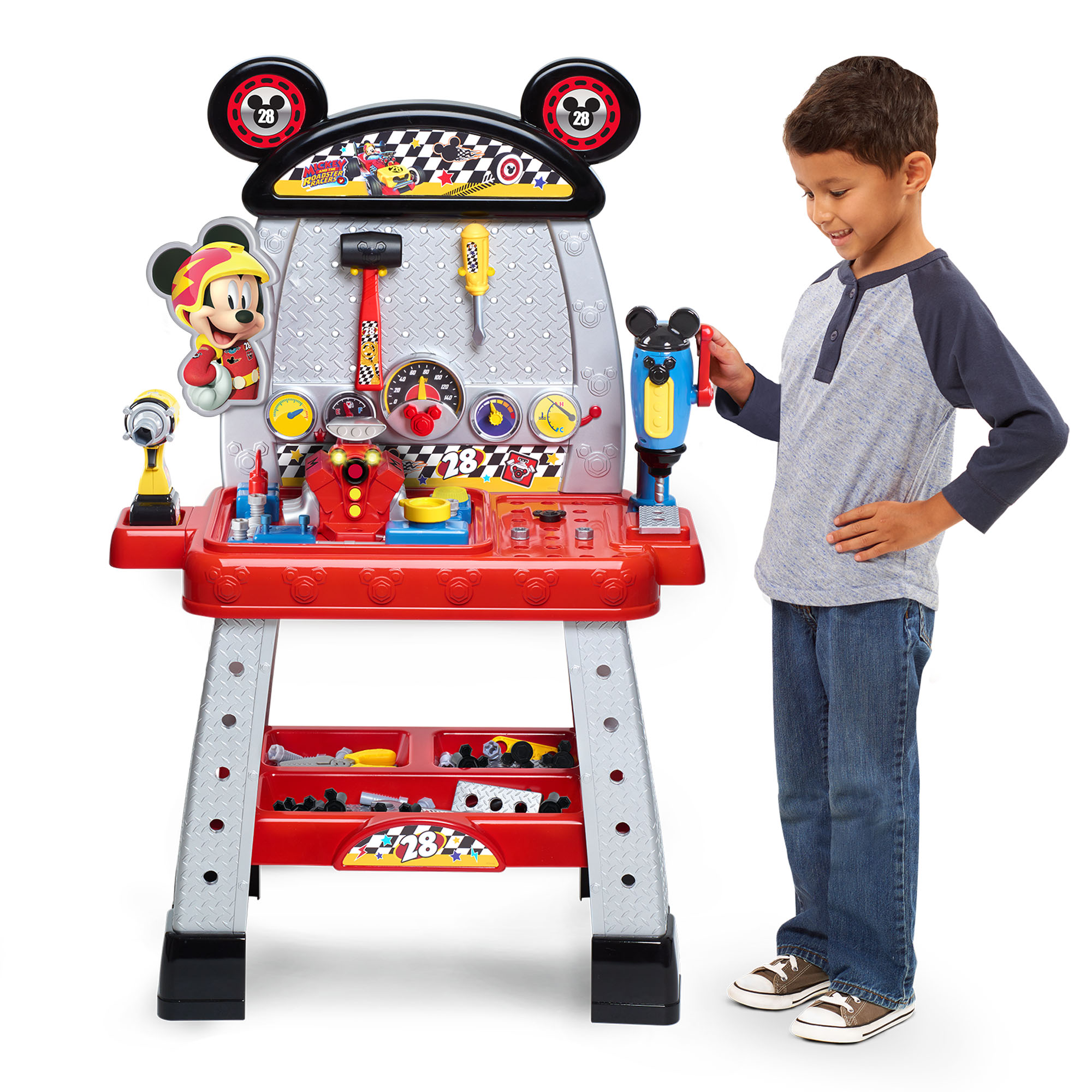 ศูนย์ซ่อมรถแข่ง Mickey and the Roadster Racers Pit Crew Workbench