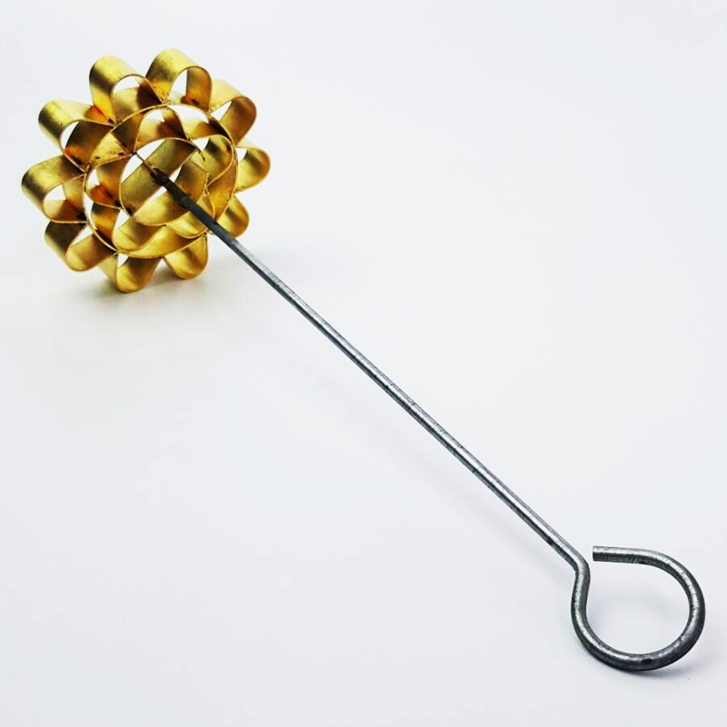 พิมพ์ดอกจอกทองเหลือง เบอร์ 2 ขนาด 9.0 ซม.