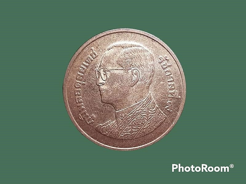 เหรียญ เงิน กษาปณ์หมุนเวียน รัชกาลที่ 9 50 Satang 2008 แบบใหม่