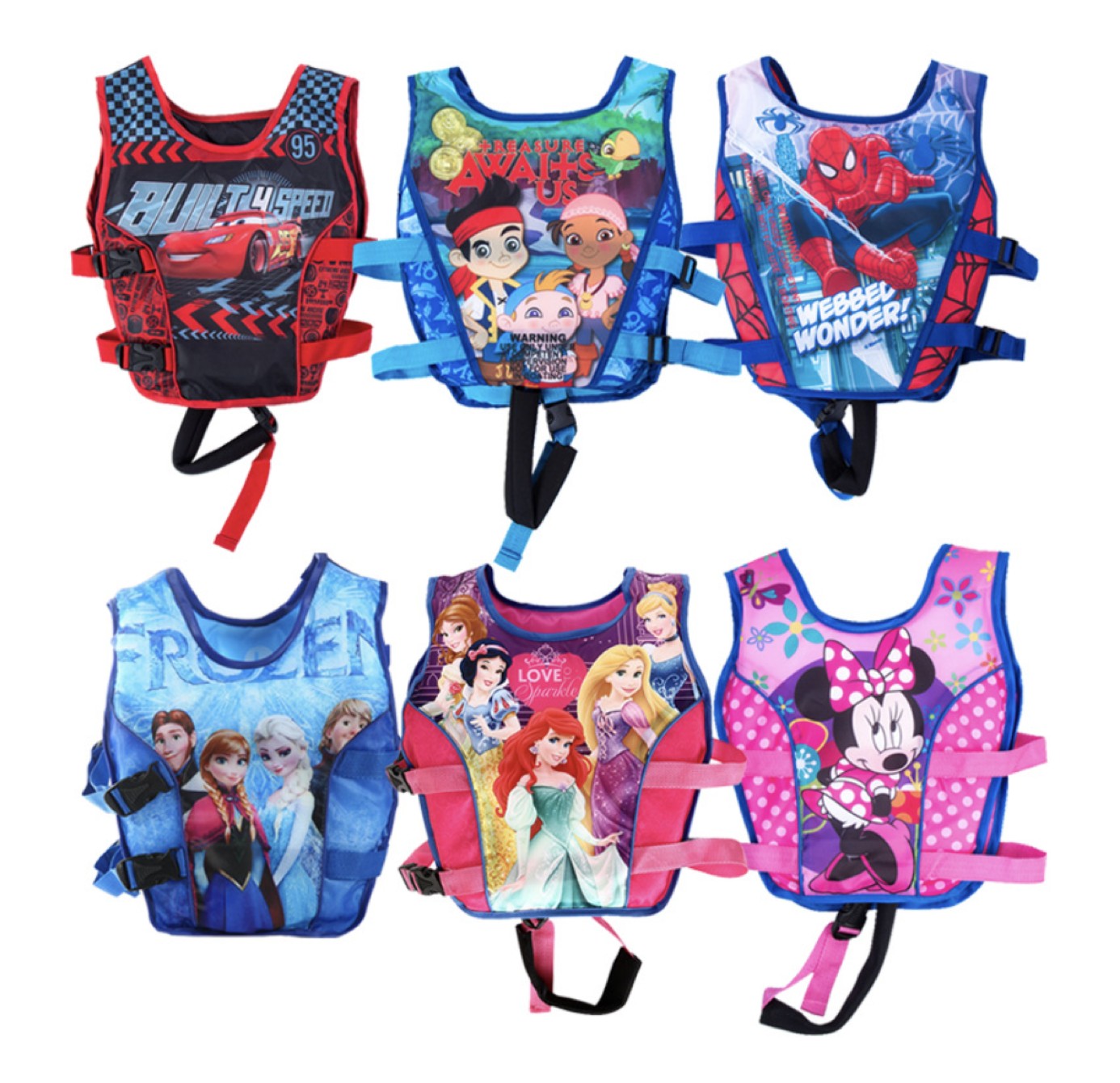 สินค้าพร้อมส่ง อุปกรณ์ช่วยว่ายน้ำ เสื้อชูชีพ สำหรับเด็ก ลายการ์ตูน ไซส์ M