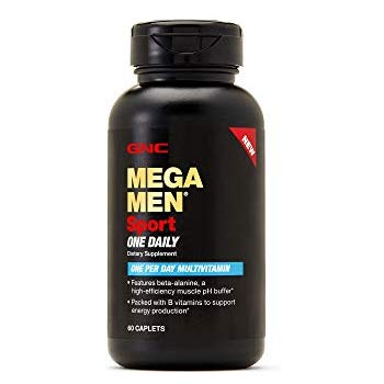 GNC MEGA MEN® SPORT ONE DAILY 60 caplets อาหารเสริมเกรดพรีเมียม คัดสรรสำหรับคุณผู้ชายโดยเฉพาะ เหมาะกับ active life style ที่ต้องการเพิ่มพลังงานในแต่ละวัน