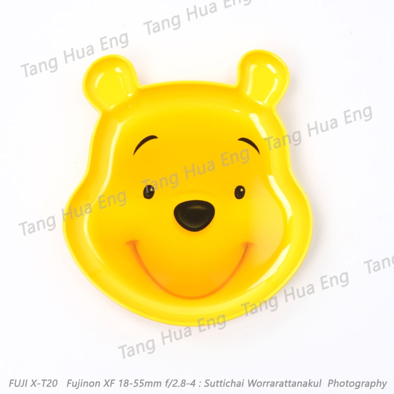 จานหน้าหมีพูห์ 6 นิ้ว P6279-6 ตรา Flower ware