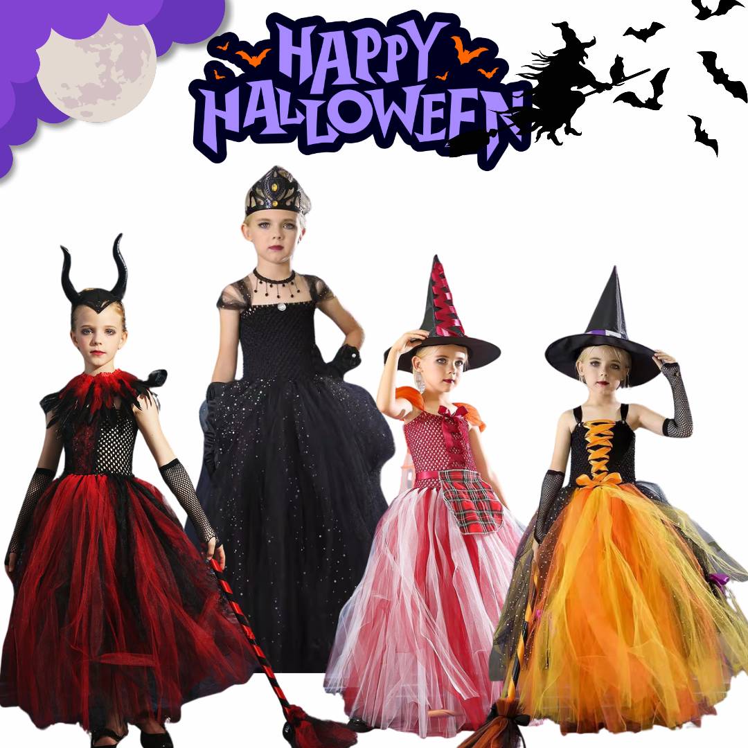 พร้อมส่ง ชุดฮาโลวีน haloween แฟนซี ชุดแม่มด