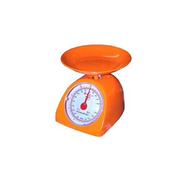 เครื่องชั่งอาหารเข็ม สีส้ม ขนาด 2 กิโล ,ตาชั่งสีส้ม 2 กิโล 008-KM02 ,Weighing scales