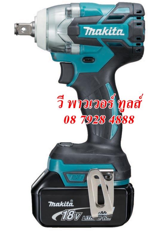 Makita DTW281RFE บล็อกไร้สาย 1/2" 18V พร้อมแบต 3.0A.x 2ก้อน ( เลิกผลิต ใช้ DTW285RFE แทน )