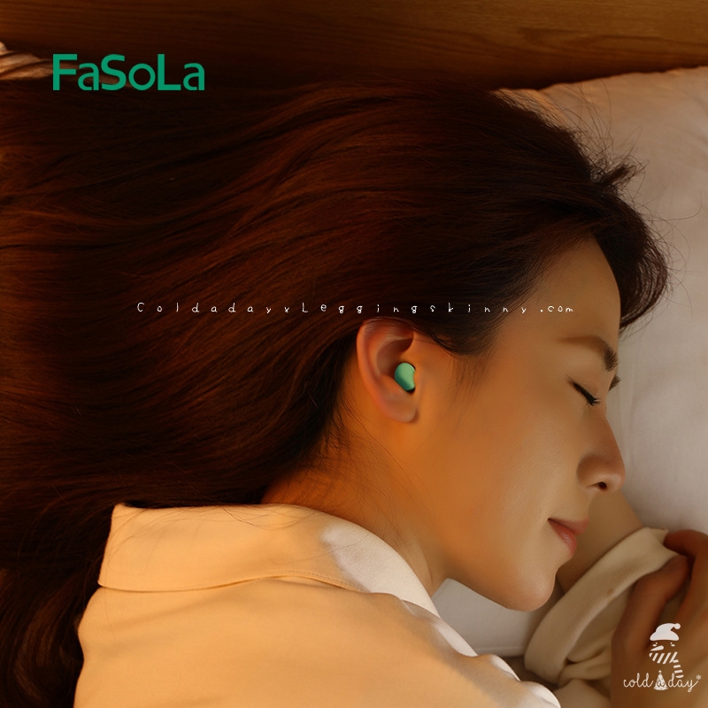 Fasola Ear Plug ที่อุดหูกันเสียง 5 คู่ต่อกล่อง มี 2 สี