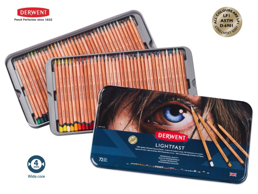 ชุดสีไม้ Derwent Lightfast 72 สี