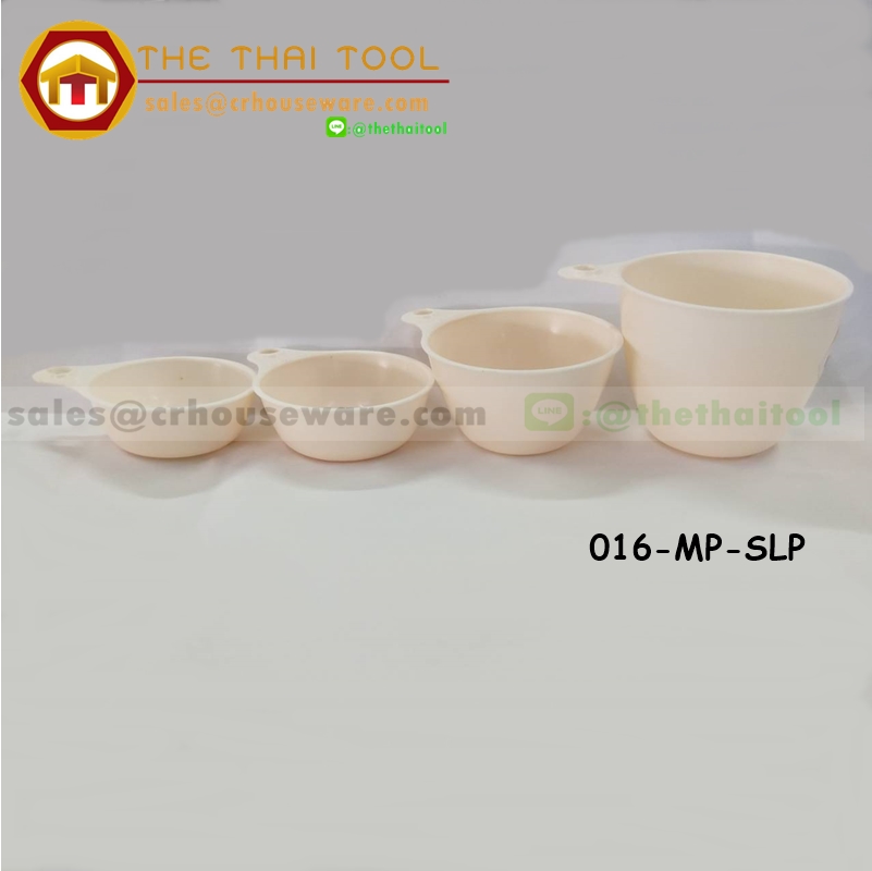 ถ้วยตวงพลาสติก ถ้วยตวงของแห้ง 016-MP-SLP Measuring spoon plastic. 016-MP-SLP
