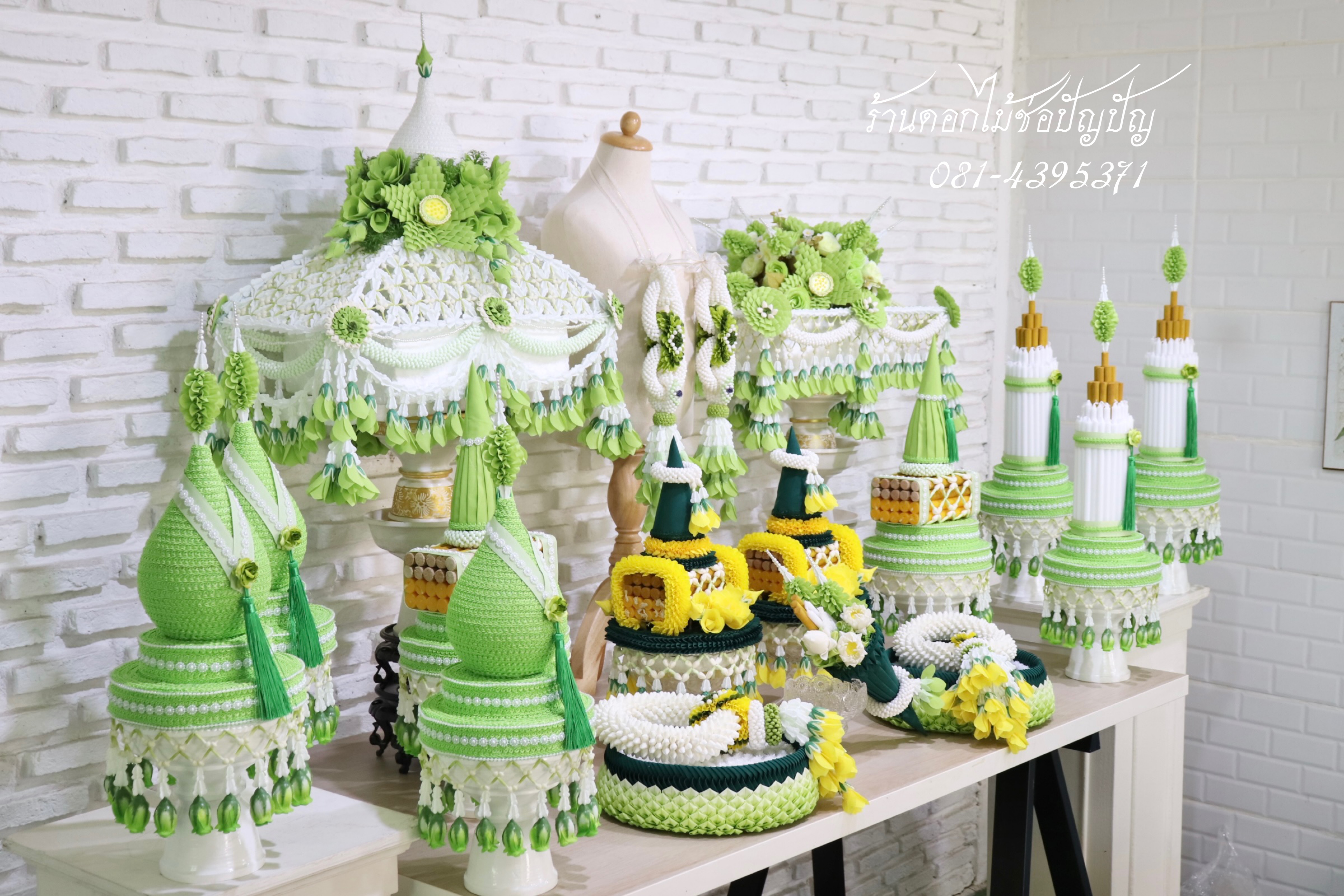 เครื่องบวชดอกไม้ประดิษฐ์ ชุดB12