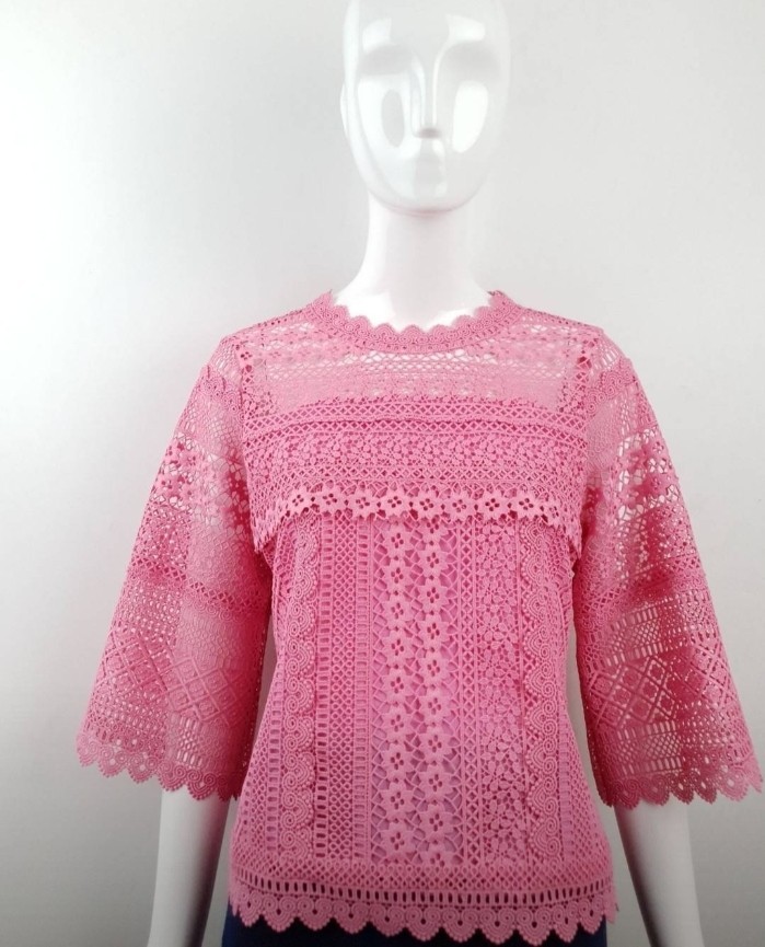 เสื้อลูกไม้ ลูกไม้ที่ถักทออย่าปราณีต ลายเสื้อลูกไม้ที่สวยงาม ทรงสวยสาวๆใส่ได้แบรนด์พิ้งบูติค