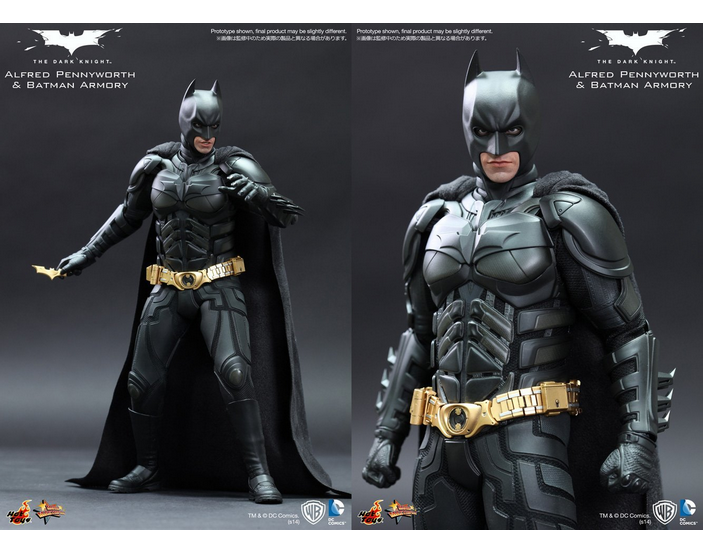 Masterpiece ภาพยนตร์ "The Dark Knight" ขนาด 1/6 อัลเฟรด+โรงอุปกรณ์+แบทแมน
