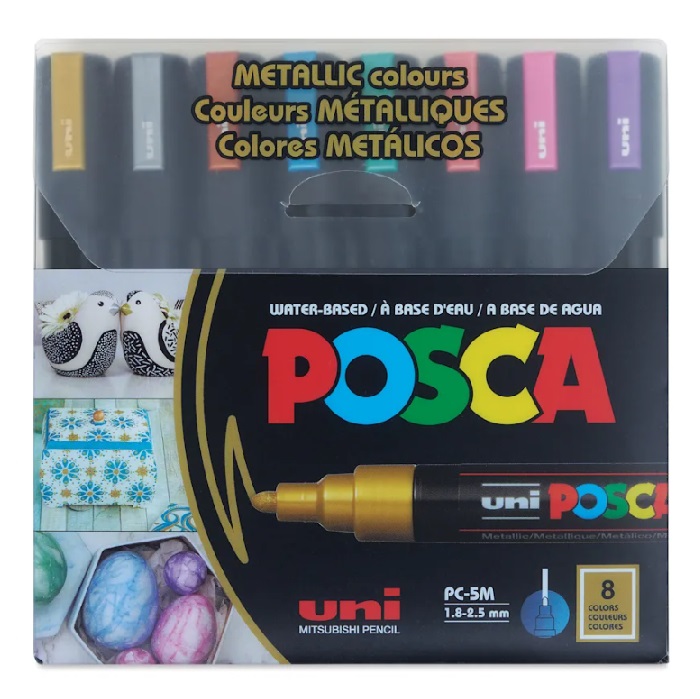 ชุดมาร์คเกอร์ Uni Posca 8 สี