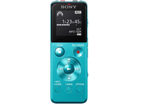 Sony เครื่องบันทึกเสียงระบบดิจิตอล UXSeries 4GB รุ่น ICD-UX543 สีฟ้า