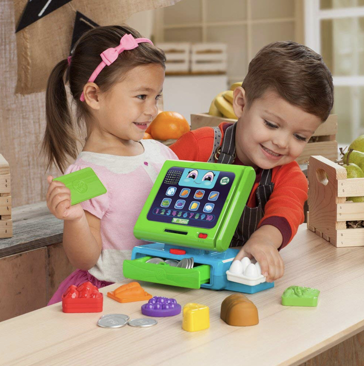 เครื่องคิดเงินและสแกน LeapFrog Count Along Cash Register