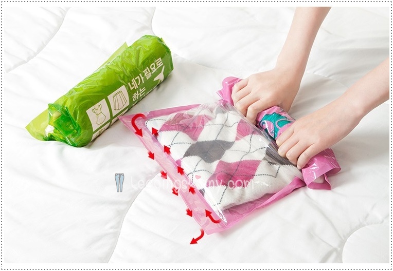 Vacuum Bag ถุงสูญญากาศแบบกดไล่ลม (สอบถามสีก่อนสั่ง)