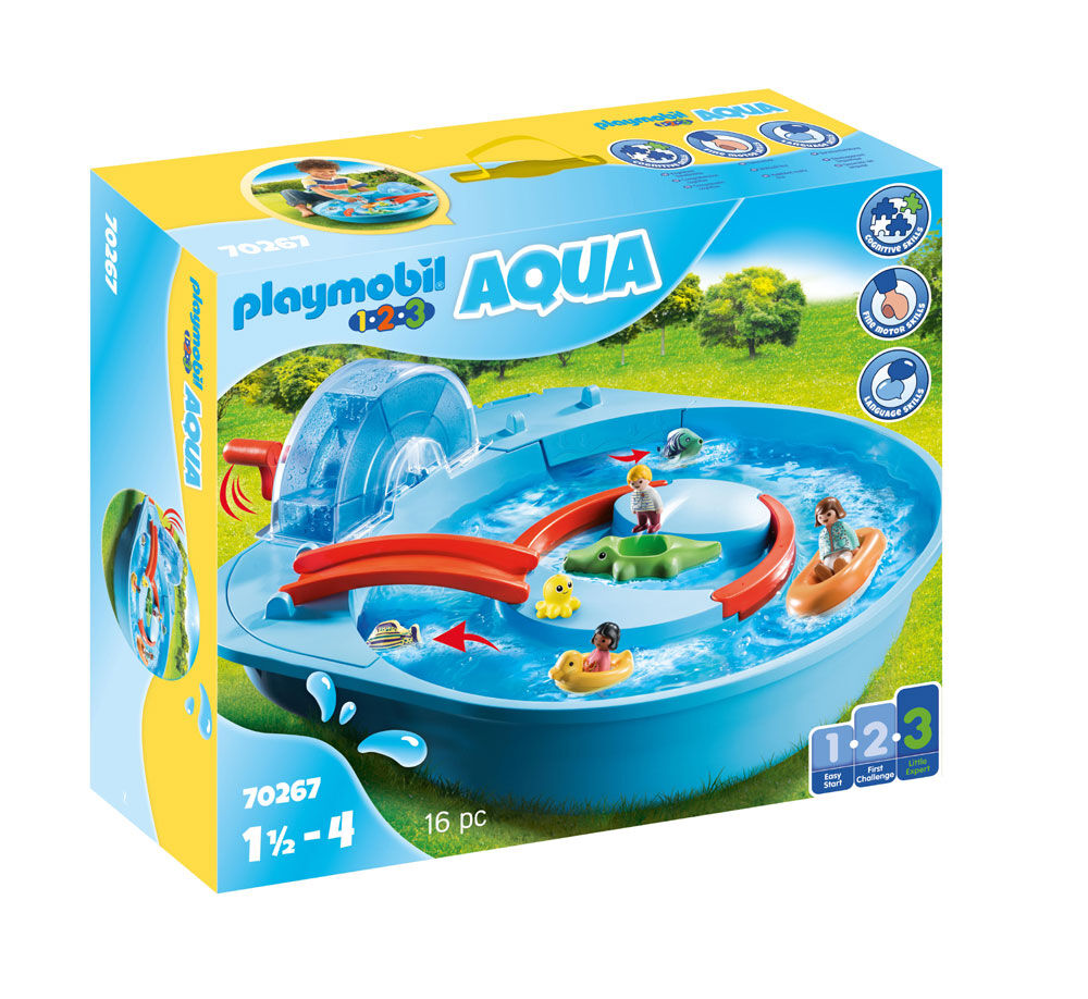Playmobil 1.2.3 AQUA Splish Splash Water Park 123 อควา สวนน้ำสปลิชสแปลช