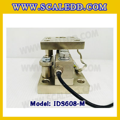 โหลดเซลล์พร้อมชุดเมาท์ติ้ง โหลดเซลล์ติดถังบรรจุ โหลดเซลล์ติดตั้งถังบรรจุสินค้า โหลดเซลล์ติดตั้งถังSilo โหลดเซลล์ยี่ห้อ SDS รุ่น IDS608SS สำหรับรองรับน้ำหนักเครื่องชั่ง พิกัด(kg) 500, 1000, 1500, 2000