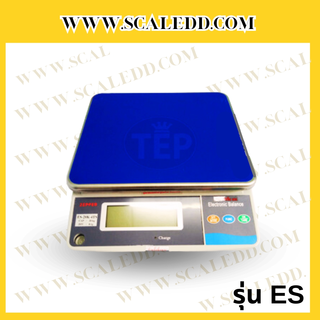 เครื่องชั่งน้ำหนักดิจิตอล พิกัดน้ำหนัก 20กิโลกรัม รุ่น ES-20k-4TS ความละเอียด0.1g แท่น22.5x28.5cm.