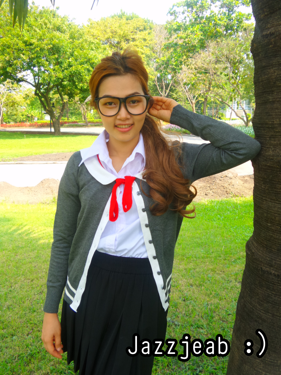 เสื้อคลุมคอโบว์ สีเทา