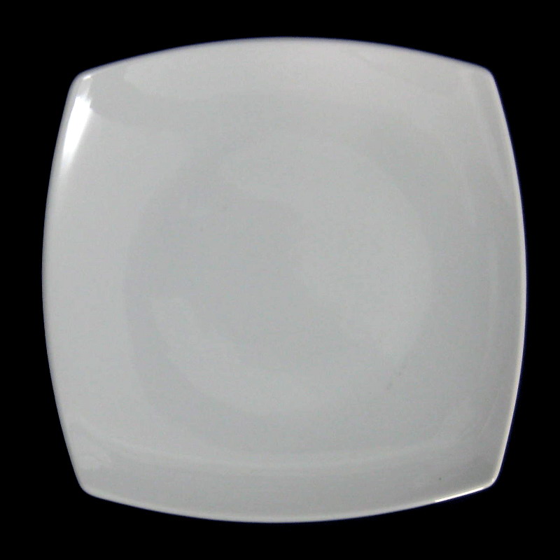 จานเหลี่ยมญี่ปุ่น 24 ซม. ( 9.5 นิ้ว ) # 4102 ยี่ห้อ Royal porcelain (รอยัล พอร์ซเลน )
