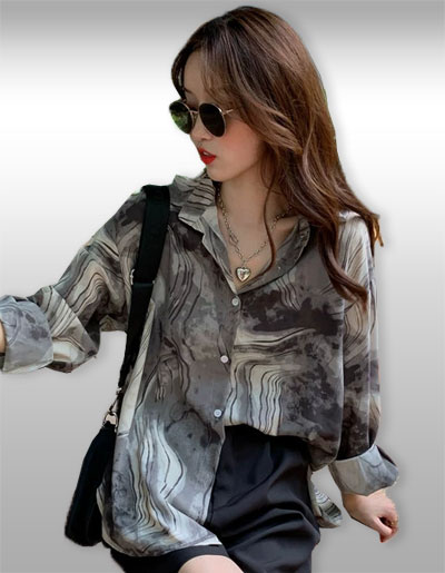 เสื้อแฟชั่นแต่งลายสวยเก๋ รหัส 2395