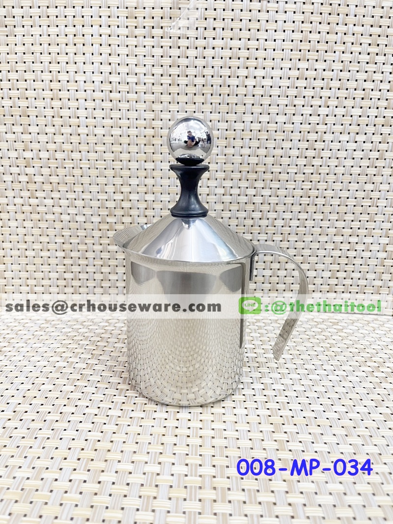 ที่ปั๊มฟองนม,เหยือกปั๊มฟองนม ขนาด 400 ml. รหัสสินค้า 008-MP-034