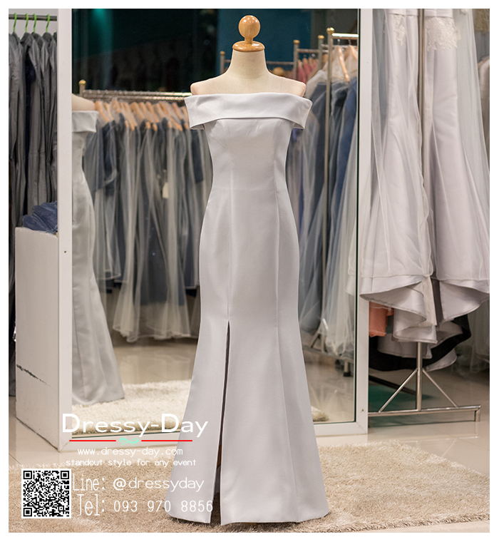 รหัส ชุดราตรี :PFL064 ชุดราตรียาวมีแขน สวยหวานหรู ราตรียาวสีเทา ผ้าไหมญี่ปุ่น ซับในซาติน สวยหรูแบบเรียบโก้ และใส่ได้หลากหลายโอกาสคร๊าา มาพร้อมซับในอย่างดี คัตติ้งเนี๊ยบๆ