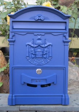 ตู้จดหมายทรงยุโรป European mail box style.,ตู้จดหมายวินเทจ
