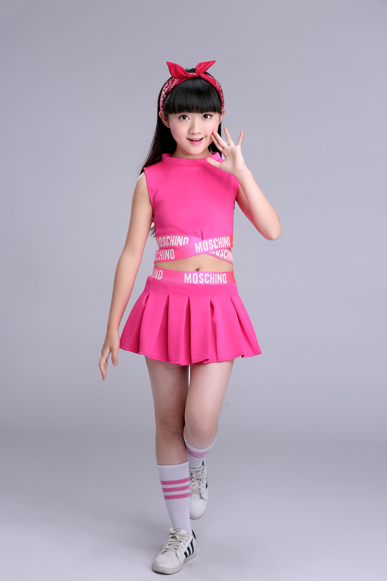 สินค้าพร้อมส่ง ***ชุดเชียร์ลีดเดอร์ เซ็ท เสื้อ+กระโปรง