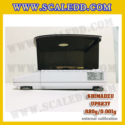 เครื่องชั่งดิจิตอล ทศนิยม 3 ตำแหน่ง รุ่น UP823Y 820gx0.001g เครื่องชั่งละเอียดสูง820g เครื่องชั่งน้ำหนัก820g ตาชั่ง820กรัม พิกัดน้ำหนัก 820g ความละเอียด 0.001g ยี่ห้อ SHIMADZU รุ่น UP823Y