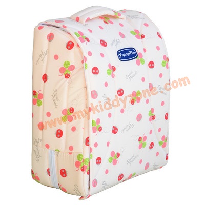 A10211ที่นอนพกพาเด็ก Baby cot สีครีมเต่าทองเขียว