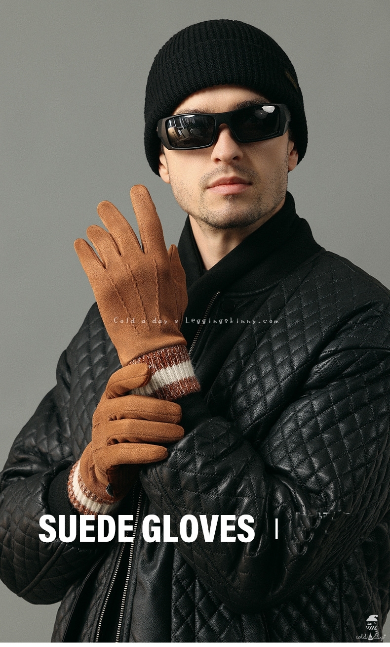 ถุงมือชายนิ้วสอดรุ่นหนา มี 3 สี